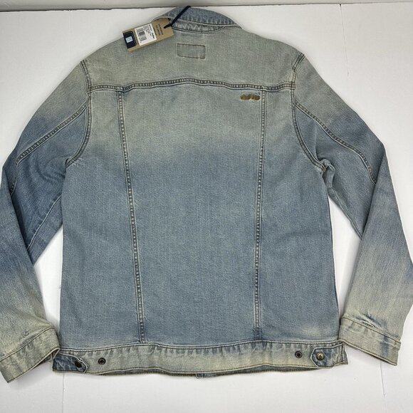 Chubbies Men's Blue Snap Up Workwear Casual Denim Trucker Jacket XL/C45 - Picture 5 of 12